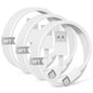 JERMASAL 3-Pack Blue [3.3FT+3.3FT+6FT] USB A to USB C Cable, Compatible with iPhone 15/16, iPad, Samsung, MacBook, PS5 and More, Fast Charging, Carplay Cable