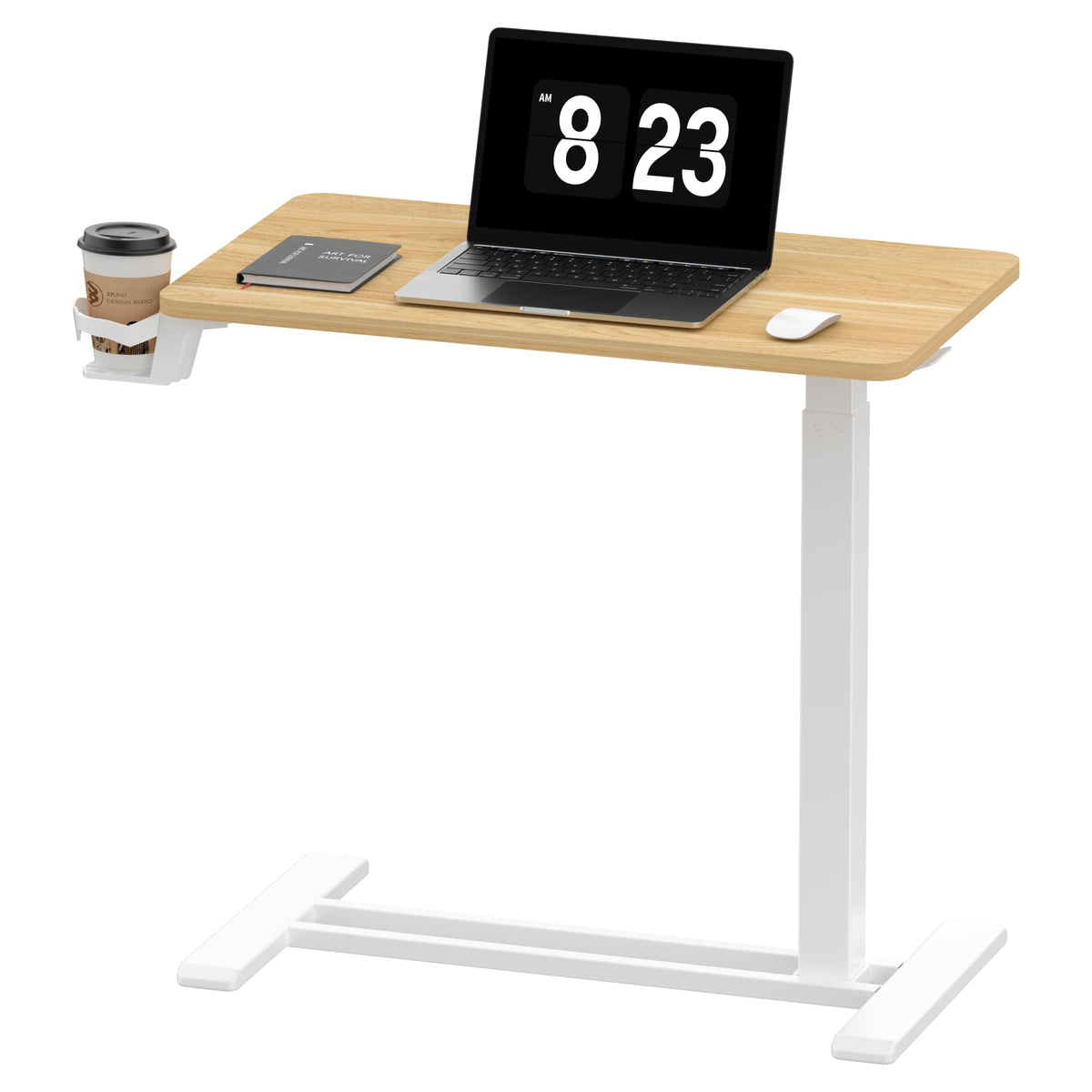 FLEXISPOT 24''Adjustable C Table Gas Spring Mobile Side End Table
