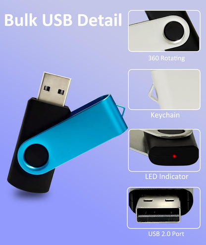 16GB Flash Drive 10 Pack Nicepicten USB 2.0 Thumb Drive USB Memory Stick