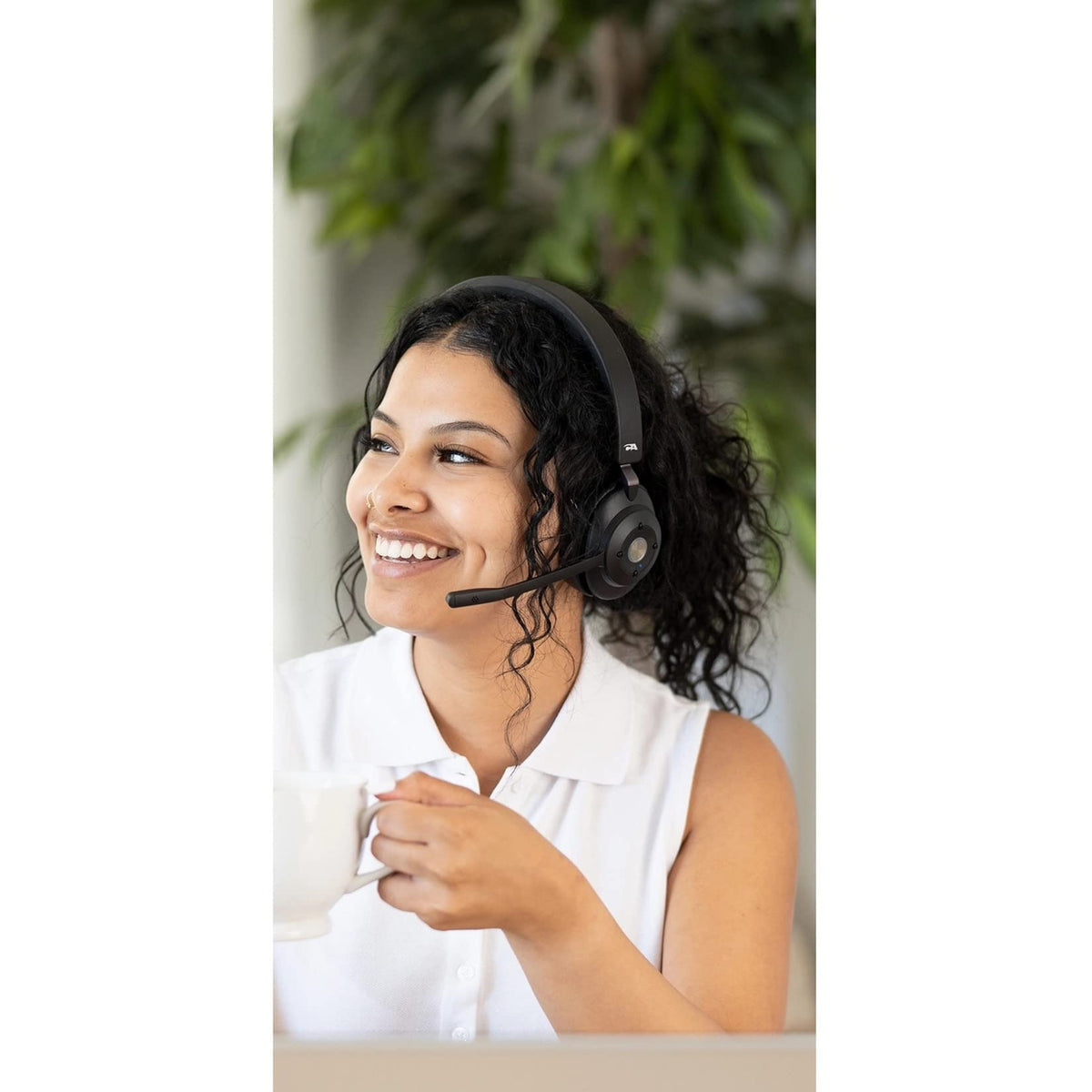 Cyber Acoustics HS-2000BT Bluetooth Headset, ANC, ENC Noise Cancellation