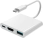 AIRSKY USB-C Digital Av Multiport Adapter, USB C to HDMI Adapter for iPhone 15/16 to TV with Fast Charging Port Two-Way, USB3.1 and 4K HDMI Output Compatible with Iphone15 / 16 Ipad pro Mackbook Pro