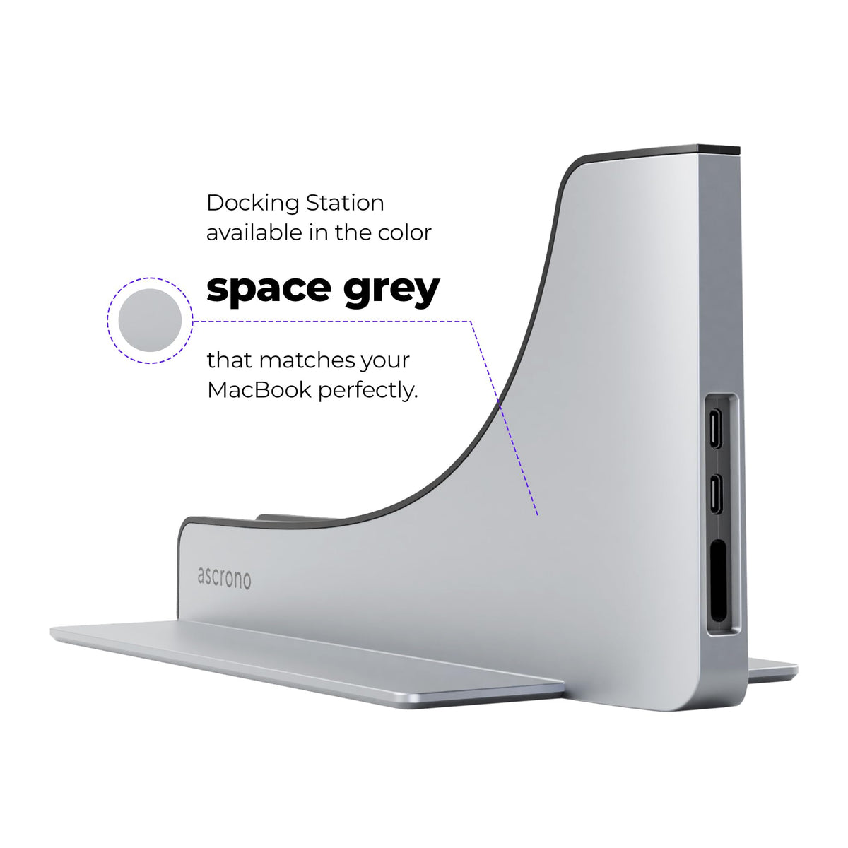 Dock for 13" Apple MacBook Air - Docking Station - Connect Dual Displays with Two Thunderbolt 4 USB-C Ports - Mac Docking Station Hub - Supports MacBook Air 13" (M2,M3,M4,M5 2022-2026)