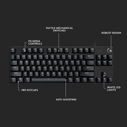 Logitech G413 TKL SE Mechanical Gaming Keyboard - Black