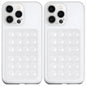 PKYAA Silicone Suction Phone Case Adhesive Mount, Upgraded Super Strong Grip, Durable, Easy to Use, Hands-Free Sticky Phone Holder for Selfies, Tiktok Videos, 2.56"x3.94" (TP&TP)