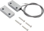 Magnetic Reed Switch Wired Surface Mount Normally Open/Closed NC/NO Contact Sensor Alarm Magnetic Door Switch with 3 Wires, Zinc Alloy Sliver, MC-52