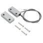 FOCMKEAS Magnetic Reed Switch, NO, 2 Wire, Zinc Alloy Sliver, MC-51