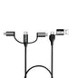 Futurizta Tech [Upgraded] Zeus-X 6-in-1 Universal Multi Cable (0.65ft/0.2m) Fast Charging 60W Laptop PD, QC3.0 & 27W Fast Charging & Data Sync, Military Grade Braided with Cable Organizer Strap