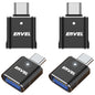 ENVEL 𝟒𝐏𝐚𝐜𝐤 𝐔𝐩𝐠𝐫𝐚𝐝𝐞𝐝 USB C to USB Adapter, 10 Gbps Type-C Male to USB3 Female OTG Converter, Compatible with Apple iWatch iPhone 17 16 15 Galaxy S24 iPad Air 4 5 Mini 6