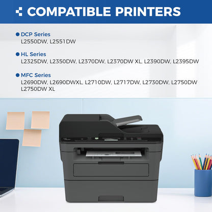 DR730 Drum Unit (Not Toner) 2-Pack Compatible Replacement for Brother DR-730 Imaging Drum MFC-L2710DW MFC-L2750DW DCP-L2550DW HL-L2350DW HL-L2395DW HL-L2370DW HL-L2390DW MFC-L2690DW HL-L2325DW Printer