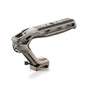 Tilta Xeno Side Handle for Filmmakers & Cameras - Black | Secure Connection & Helps Prevent Rotation | Adjustable Height | Textured Silicone Grip | Convenient Assembly (Dual 1/4″-20)