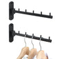 Mooche Swing Clothes Hanger Rack, Garment Racks 9.45" Long, Black