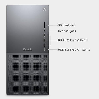 Dell Tower Plus EBT2250 Desktop Computer - Series 2 Intel Core Ultra 9 285 24-Core Processor up to 5.6 GHz, 64GB DDR5 RAM, 4TB NVMe SSD, NVIDIA GeForce RTX 4060 8GB GDDR6, Windows 11 Pro, Graphite
