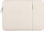 MOSISO Laptop Case 13 inch, 13 inch Laptop Sleeve Compatible with MacBook Air M4 M3 M2 M1 2025-2018 / Pro M2 M1 2025-2016, Polyester Vertical Computer Sleeve Bag with Pocket, Sand