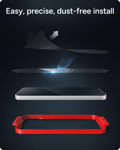 ZAGG Glass Elite Privacy iPhone 15 Pro Max Screen Protector - 5X Stronger with Reinforced Edges, 2-Way Privacy Filter, Scratch & Smudge-Resistant Surface, InvisibleShield, Easy to Install