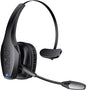 Trucker Bluetooth Headset, Wireless Headset with Mic, Bluetooth Headsets with Dual Noise Cancelling Microphone & Mute Button, 55Hrs Working Time PC Headsets for Cell Phones, Computer, Truck Driver