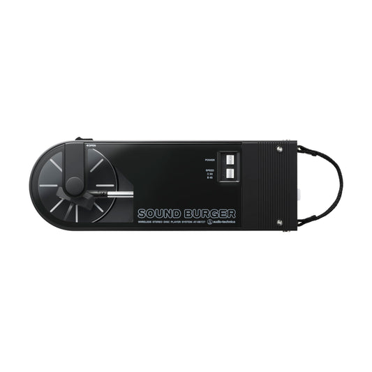 Audio-Technica AT-SB727 Sound Burger Portable Bluetooth Turntable, Black