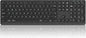 K9300 Wireless Bluetooth Keyboard (USB+BT1+BT2), Support Multi Device Switching, Full Size, Scissor-Switch Keys Silent Design for Computer, Laptop, MacBook and iPad.(Black) (K9300)
