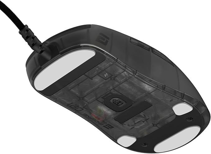 ENDGAME GEAR OP1 RGB Gaming Mouse - Precision Sensor, Kailh GX Switches, White Frost, RGB Lighting, Dark Frost