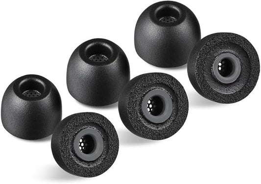 AZLA Foamax Standard (M/ML/L), Foam Earbud Tips, Memory Foam Earbud Tips for Wireless Headphones, Noise Canceling Earbuds Replacement Tips Compatible with Sony, Beats, Samsung, Skullcandy