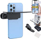 Mirror Effect Lens - Capture Stunning Reflections Instantly,Camera Mirror Reflection Clip for Back Camera Recording, Adjustable Hd Glass Phone Shooting Reflection Mirror (Black)