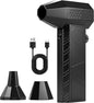 Compressed Air Duster, 130000RPM Super Power Cordless Air Duster Replace Compressed air can Gear Adjustable Mini Blower Dust Blower for Computer Keyboard House Outdoor and Car
