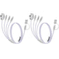 4-in-2 Multi Charging Cable for Apple Watch Charger/iPhone/Galaxy Charger