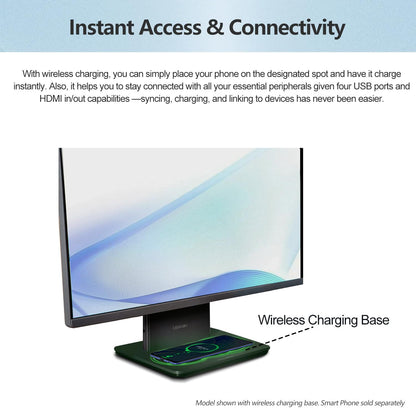 Lenovo 2026 IdeaCentre Business All-in-One, 27" FHD Touchscreen 100Hz, Intel Core i5-13420H, 16GB DDR5 RAM, 1TB SSD, Wireless Charging Base, Wireless KB & Mouse, Wi-Fi 6, Windows 11 Pro, Grey