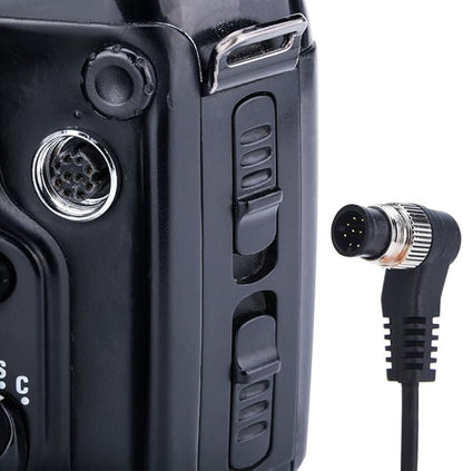 JJC Intervalometer Timer Remote Shutter Release Time Laspe for Nikon Z8 Z9 D850 D810A D810 D800 D800E D700 D500 D5 D4 D4s D3 D3s D2H D2X D2Xs D1H D1 D300s D300 D200 D100 and More Nikon Cameras