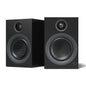 HOTMAY Bluetooth Bookshelf Speakers, 75W Powered Active Speaker with 4 Inch Woofer, HiFi Speaker with aptX Bluetooth USB for Home, Studio, Gaming, Set of 2, Black