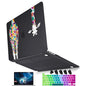 Mektron Designed Case for MacBook Pro 16 Inch A2141 Cover 2019 Release 16" with Liquid Retina Display/Touch ID, Plastic Hard Shell with Keyboard Skin & Screen Protector, Butterfly Flower C077