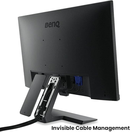 BenQ GW2480 Computer Monitor 24" FHD 1920x1080p | IPS | Eye-Care Tech | Low Blue Light | Anti-Glare | Adaptive Brightness | Tilt Screen | Built-In Speakers | DisplayPort | HDMI | VGA,Black
