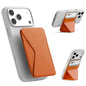 MOFT Magnetic Wallet Stand Compatible with iPhone 18/17/16/15/14/13 Series, Angle Adjustment Magsafe Compatible MOVAS Phone Stand,Clay
