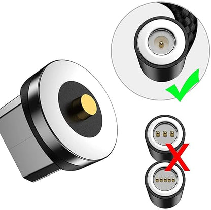 Magnetic Connector Tips Head for Micro USB Android Devices (9 Pack)