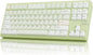 Chilkey ND TKL Aluminum Mechanical Keyboard, 87 Keys Tenkeyless Wireless Gaming Keyboard, Tri-Mode BT5.3/2.4GHz/USB-C PBT Keycaps Hot Swappable Custom Key Board for Windows Laptop Office PC