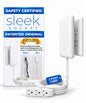Smart Sleek Socket: Universal Outlet Concealer with Wi-Fi Smart Power Strip