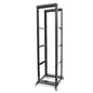 GlobalRack 27U Open Frame Rack on Wheels,Depth 15.75" Mobile IT Cabinet