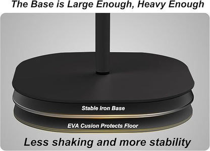 Mobile Standing Desk Height Adjustable Floor Laptop Stand, Computer Cart Workstation, Projector Stand, Teacher Podium for Home, Office, Classroom