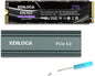 2TB M2 NVME SSD with Heatsink - PCIe Gen4.0 NVMe M.2 2280 3D NAND TLC, 4800MB/s Read, Internal Solid State Drive for PS5/PC, Dynamic SLC Cache, PS5 Storage Expansion, 5-Year Warranty(EN760)