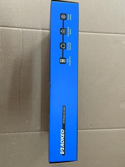 Microphone Arm,Aokeo AK-58 Desk Low Profile Adjustable Mic Boom Arm Stand,Suitable For Blue Yeti,Snowball iCE, HyperX QuadCast,SoloCast,Elgato Wave,Etc