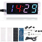 Soldering Practice Kit DIY RGB Digital Tube Adjustable Multifunctional Alarm Clock Electronics Projects Soldering Kit Welding Skills Learn Soldering Kit for DIYers (04SZ01)