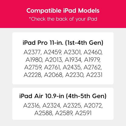 Astropad Rock Paper Pencil v2.0 – Paper Screen Protector for 11" iPad Pro (Gen 1-4) or 10.9" iPad Air (Gen 4-5) + Apple Pencil Tips Replacement 2 Pack – Compatible with Apple Pencil 1st/2nd Gens