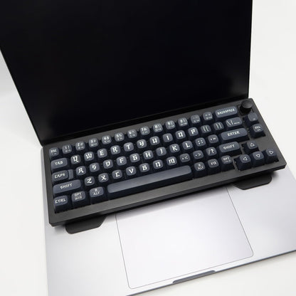 Kado Lift Riser Acrylic for External Keyboard, Frosted Surface Black, Office Gaming Laptop Keyboard Cover Mechanical 40%/60%/65%/70% Stand Holder Made for MacBook Air/Pro 13"/14"/15"/16"