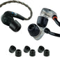 Comply 500 Core Series | Memory Foam Replacement IEM Ear Tips for KZ, Moondrop, FiiO Sennheiser & More | Superior Noise Isolation, Ultimate Comfort, Secure Fit | Black (S/M/L) (3 Pairs)