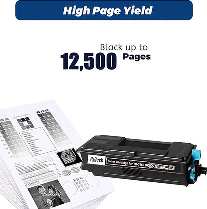 TK3162 TK-3162 Black Toner Cartridge, 1T02T90US0 Compatible for Kyocera ECOSYS P3045dn M3645idn M3145idn Printers, Extra High Capacity Up to 12,500 Pages,with Upgraded Chip,No Fading,No Streak