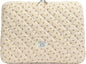 Puffy Laptop Sleeve 13-15.6 Inch Cute Quilted Laptop Protective Case Padded Floral Computer Sleeve for MacBook (A-Yellow, 11 Inch)