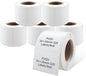 PUQU 30x20mm Direct Thermal Sticker Labels, Self-Adhesive All-Purpose Label Maker Tape, Compatible with AQ Series Label Printer, Refills Standard Laminated Office Labeling, 6 Rolls, 1920 Labels