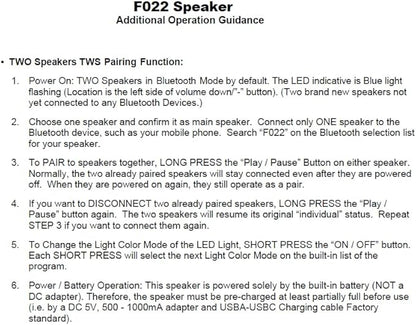 Aura-Sync Surround TWS/RGB-Color Speaker, Small, Brown