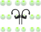 Earbud Tips Ear Bud Tips Soft Anti Slip Washable and Reusable Silicone Replacement Earbud Tips Fit Most in-Ear Earbuds(Inner Hole 3.8mm -5.1mm) 18pcs S M L