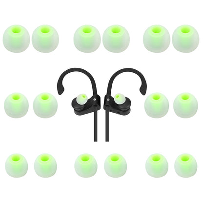TSZYYM Earbud Tips Ear Bud Tips Soft Anti Slip Washable and Reusable Silicone Replacement Earbud Tips Fit Most in-Ear Earbuds(Inner Hole 3.8mm -5.1mm) 18pcs S M L