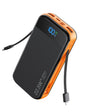 Phone Battery Bank 32000mAh 22.5W w/Built-in Cables & USB C Fast Charging